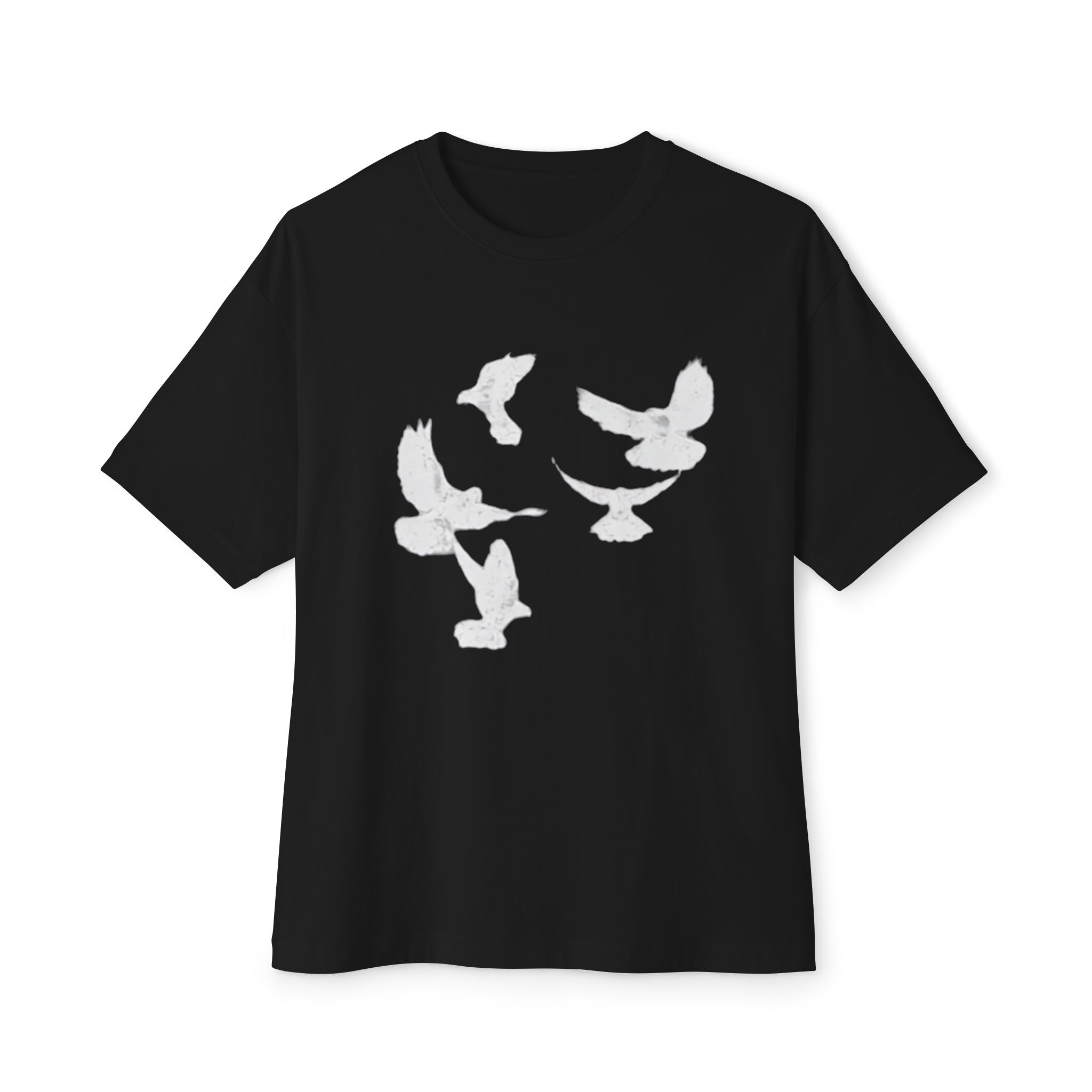 Unisex Oversized Boxy Dove Tee